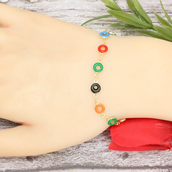 Trendy Bracelet for Girls & Women – Cute, Adjustable & Gift-Ready | MLCRC1143 - Picture 2 of 10